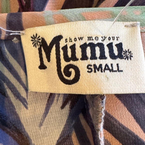 Show Me Your Mumu Karmyn Cape Palm Funday Duster Sz S - Picture 5 of 5